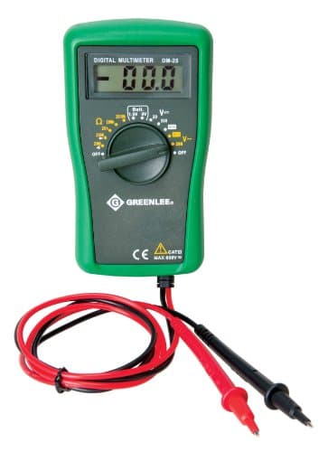 Greenlee DM-25 CATIII 600V Manual Ranging Digital Multimeter