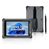 ONERugged Rugged Tablet M80J, 8 inch Windows 11 Pro Tablet, 8GB+128GB, Celeron N5100, IP65 Waterproof, MIL-STD-810H, 5000mAh, Industrial Outdoor Work PC w/ 8MP+5MP Camera, 4G LTE/WiFi/BT 5.0/NFC-Gray