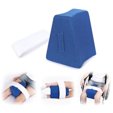 Eizome Abduction Wedge Knee Separator - Hip Abduction Pillow for Leg Support and Prevention of Dislocation - Wheelchair Knee Position Pillow for Hip Surgery Recovery