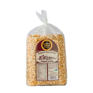 Amish Country Popcorn | 6 lb Bag | Mushroom Popcorn Kernels | Old Fashioned, Non-GMO and Gluten Free (Mushroom - 6 lb Bag)