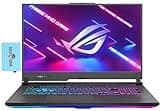 ASUS ROG Strix G17 17.3" IPS-Level 240Hz QHD Gaming Laptop (AMD Ryzen 9 7945HX, 64GB DDR5 RAM, 1TB SSD, RTX 4070 8GB, RGB Backlit KB, WiFi 6, BT 5.2, RJ-45, Win 11 Pro) w/DKZ USB Hub