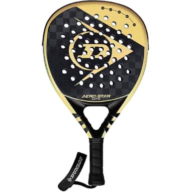 Dunlop Sports Aero-Star Lite Padel Racket, Black/Gold