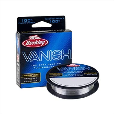 Berkley Vanish®, Clear, 6lb | 2.7kg, 110yd | 100m Fluorocarbon Fishing Line, Suitable for Saltwater and Freshwater Environments