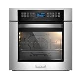 Empava 24" 10 Cooking Functions W/ Rotisserie Electric LED Digital Display Touch Control Built-in Convection Single Wall Oven EMPV-24WOC02