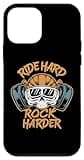 iPhone 12 mini Ride Hard Rock Harder BMX Funny Graphic Tees Case