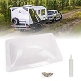 LUGVFHS 18" x 26" RV Skylight Replacement,fits 14" x 22" RV Camper Shower Bathroom Skylight Openings,Compatible with Icon RV Skylight-SL1422W-White