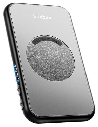 EAXBUX Ultra-Slim Mouse Jiggler,100% Undetectable Mouse Mover Jiggler Device Shaker with Adjustable Spinning Time,Random Movement,Gifts for Keeping PC/Laptop Active & Secure to Improve Work Efficiency