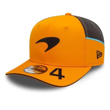 New Era 9Fifty Curved Snapback Cap - McLaren Lando Norris, Orange, M-L