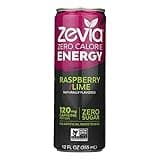 ZEVIA, DRINK, ENERGY, RASPBRY LM - Pack of 12