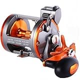 Sougayilang Line Counter Trolling Reel Conventional Level Wind Fishing Reel-Thunder LS II 3000R …