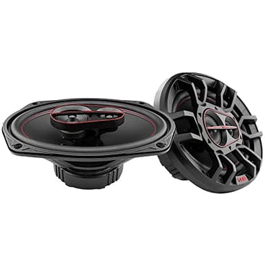 DS18 G6.9Xi GEN-X 6x9 3-Way Coaxial Speakers 180 Watts 4-Ohm with Mylar Dome Tweeters - Grill Included - Full Range Speaker Great for Car Stereo Sound System - Pair