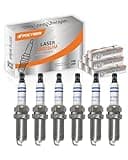 Set of 6 Spark Plugs Iridium Plug for BMW E60 E83 E85 E90 X5 Replace OEM 158253 12120035915 12122158253