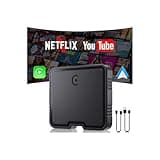 Wireless Carplay Adapter with Netflix YouTube TF Card Plug & Play, Wireless AI Box Car Play Adapter & Android Auto Dongle Easy to Setup, Fits for OEM Wired CarPlay Cars