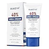 OUKEYA Urea Cream 40 Percent Tube 3 Oz, Urea Foot & Hand Cream for Dry Cracked, 40 per Urea Lotion for Feet Maximum Strength