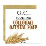 Jewett Naturals Soothing Colloidal Oatmeal Bar Soap- Eczema, Psoriasis 4.2 oz Natural- Fragrance Free- Oats Garden
