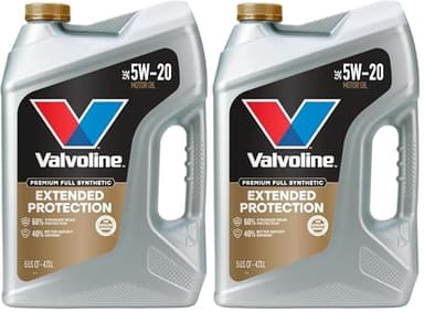 Valvoline Extended Protection Full Synthetic Motor Oil SAE 5W-20 5 QT (Pack of 2)