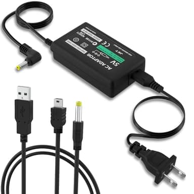 Vranzoral PSP Charger，AC Power Adapter Cord for PSP 1000 / PSP Slim & Lite 2000 / PSP 3000