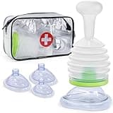 Anti Choking Device Choking Rescue Device,Choking Device for Kids & Adults, Portable Choking Rescue Device Home&Travel Kit,Choke Rescue Device for Kids & Adults with 3 Masks, Strong Suction Heimlich