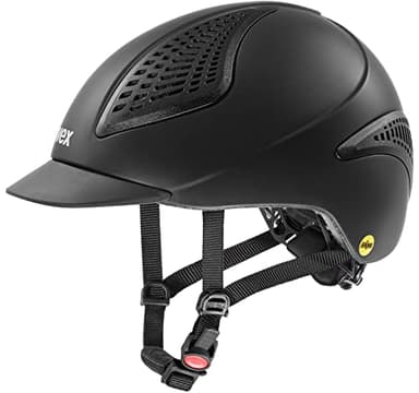 uvex exxential II MIPS Horse Riding Helmet for Women & Men, Black mat, XXS-S - Adjustable Helmet with Integrated MIPS System