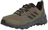 adidas Men's Terrex AX4 Hiking Sneaker, Focus Olive/Black/Grey, 10