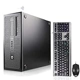 HP i7 ProDesk 600 G1 Tower 32GB Ram 1TB SSD Built in WiFi Desktop PC BT HDMI VGA USB DP DVDRW Win10 Pro Dual Monitor Supported New TJJ Wired Keyboard Mouse + TJJ Mouse Pad (Renewed)