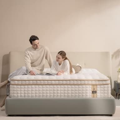 Queen Mattress,12 Inch Queen Size Mattresses in a Box,Memory Foam Hybrid Mattress ,with Individual Pocket Spring for Motion Isolation & Silent Sleep&Lumbar Support & Pressure Relief,Medium Firm