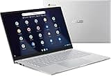 ASUS - 14" Chromebook - Intel Core M3-8100Y - 8GB Memory - 64GB eMMC - Backlit Keyboard - WiFi 6 - Silver