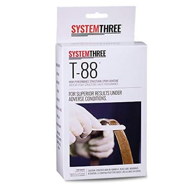 System Three T-88 Epoxy Adhesive, 1 Pt Bottle, Amber