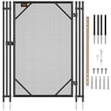 VEVOR Pool Fence Gate, 4 x 2.5 FT Pool Gate for Inground Pools, Pool Safety Fence Gate Kit with Stainless Steel Latch, Removable Pool Fencing, Easy DIY Installation