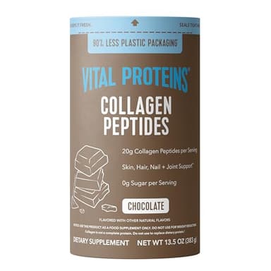 Vital Proteins Collagen Peptides Powder - Chocolate Powder for Hair, Nail, Skin, Bone & Joint Health, 13.5oz