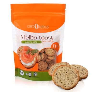 Low Carb Melba Toast (ONION & GARLIC) 4 oz.