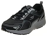 Skechers mens Go Run Consistent - Performance Running & Walking Shoe Sneaker, Black/Grey, 10.5 X-Wide US