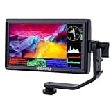 FEELWORLD S55 6 inch Camera DSLR Field Monitor Small Full HD 1920x1080 IPS LUT Video Peaking Focus Assist with 4K HDMI 8.4V DC Input Output Professional Video Accessories