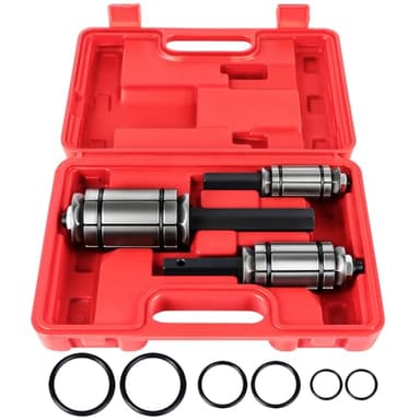ROADFAR 3 Pcs Tail Pipe Expander Kit 1-1/18" to 3-1/2" Tail Pipe Spreader Tool Set Compatible With Most Cars and Trucks