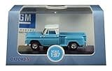 Oxford Diecast 87CP65001 1965 Chevrolet Stepside Pick Up light blue/white 1:87 HO Scale