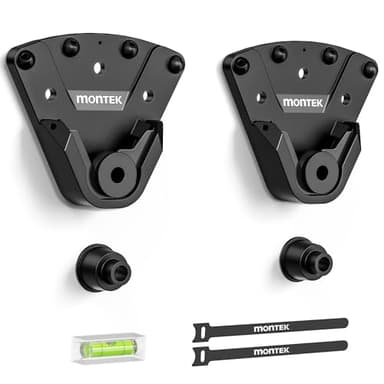 monTEK No Stud TV Wall Mount for 32-100 Inch TVs, Holds up to 220 lbs, Heavy Duty Studless No Drill TV Mount for Drywall & Concrete, Ultra Slim 0.9" Low Profile, Max VESA 1000x600mm, Renter-Friendly