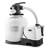Intex Sand Filter Pump & Saltwater System for Up to 15,000 Gal Pools, Krystal Clear - Automatic Algae Control & Above-Ground Swimming Pool Cleaning