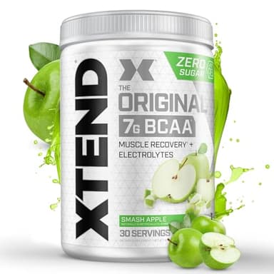 Xtend Original BCAA Powder 7g BCAA and 2.5g L-Glutamine, Sugar Free Post Workout Muscle Recovery Drink with Amino Acids for Men & Women, 30 Servings