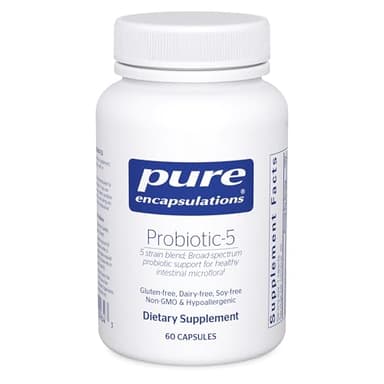 Pure Encapsulations Probiotic-5 | Dairy and Soy Free Probiotic Blend to Support Immune and Gastrointestinal Health | 60 Capsules