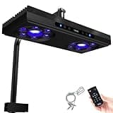 SMATFARM Aquarium Light-140 Watts Reef Light High Penetration Wide Coverage Sunrise Sunset Moonlight Saltwater Lights for Coral with Master Slave Group Control & Timer & Screen (Big, watts, 140)