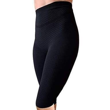 Bioflect® Compression Shorts with Bioactive Raised Massaging Knit for Support and Comfort - XL Black