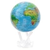 MOVA 8.5" Blue with Relief Map Globe