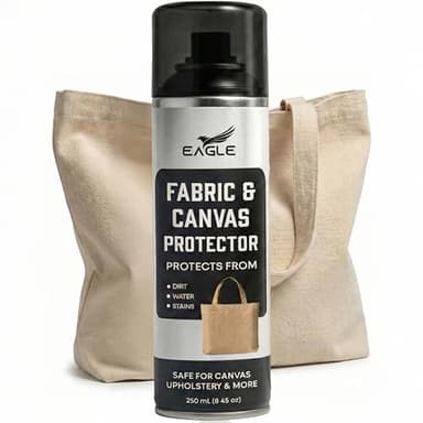 Eagle Fabric Stain Protector Spray – Fabric Defense for Canvas, Upholstery, Furniture & Tote Bags, Water & Stain Repellent Protector, 250mL