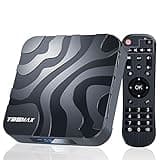 EASYTONE 2025 Android TV Box 12.0, Android Box 4GB RAM 32GB ROM H618 Quad-Core CPU 6K TV Box Support 2.4/5G Dual WiFi Ethernet Bluetooth 4.0 H.265 Smart Box