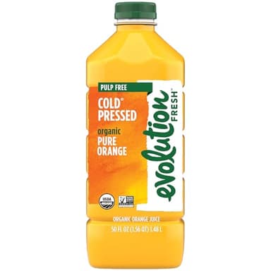 Evolution Fresh Juice Pulp Free Pure Orange Organic, 50 Fl Oz