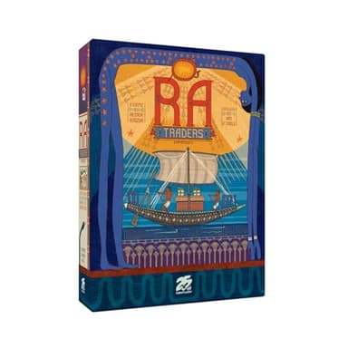 Ra: Traders Expansion – Expansion for Reiner Knizia’s Classic Auction Board Game by 25th Century Games | New Auction Tiles, Nile River Trade Mechanics | Ages 12+ | 2–5 Players