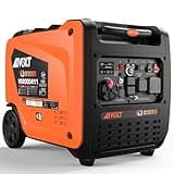 AIVOLT Dual Fuel Quiet Inverter Generator 8000 Wattages Inverter Generator for Home Use 50 Amp Portable Generator for Camping Travel RV Jobsite, 50 State Approved