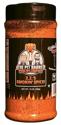 Z.Z.'s Smokin' Spice - BBQ Rub & Seasoning, Small Batch, Gluten-Free, Vegan, Kosher, 13 oz Jar
