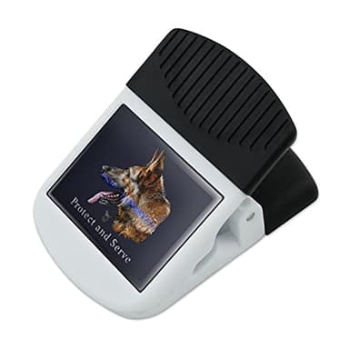 Protect and Serve K9 Police Thin Blue Line German Shepherd Dog Refrigerator Fridge Magnet Magnetic Hanging Hook Note Snack Clip