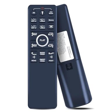 WKOLF Remote Replacement for EGOHOME | Sven & Son Split King, Twin XL, Queen Adjustable Bed Base Frame with Lumbar Support, Head-Pillow-Tilt